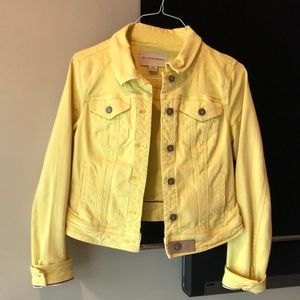 Anthropologie Bright Yellow Jacket - M
